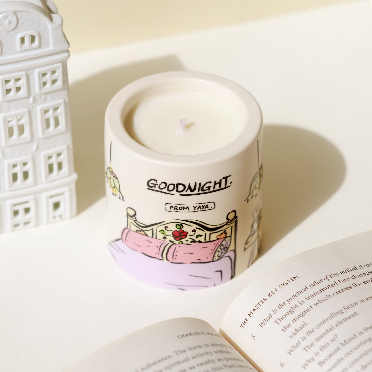 Goodnight Essential Oil Candle | 100% Natural | Handmade | 40hrs Burn Time