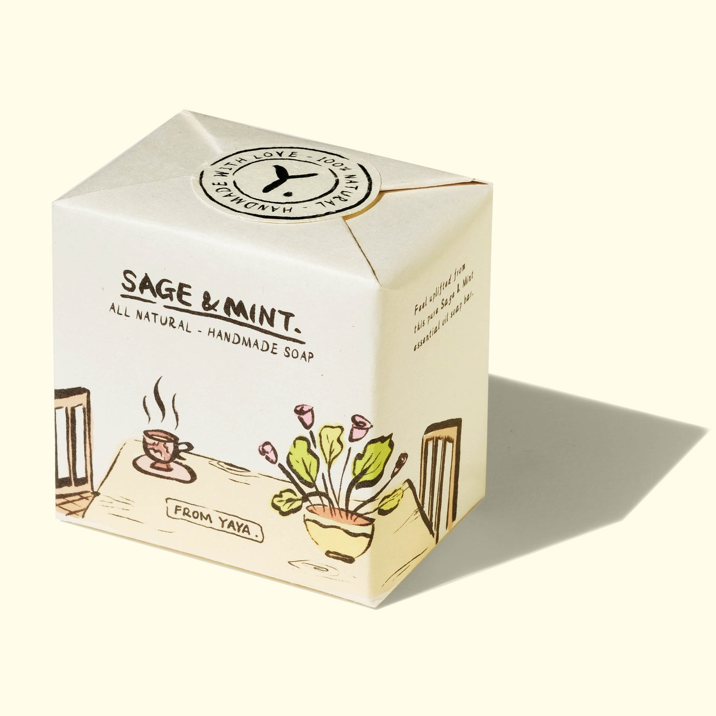 Sage & Mint - Exfoliating | Handmade All Natural Soap Bar | 150g