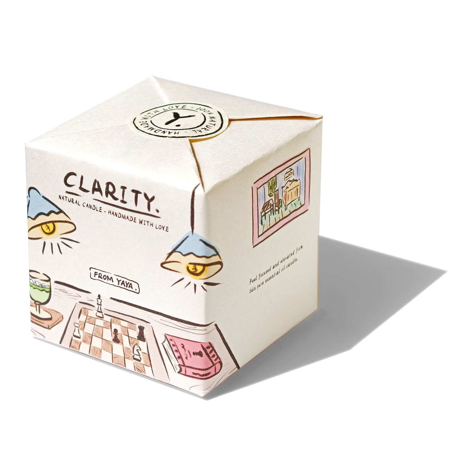 Clarity – Natural Essential Oil Candle, 22hr Burn
