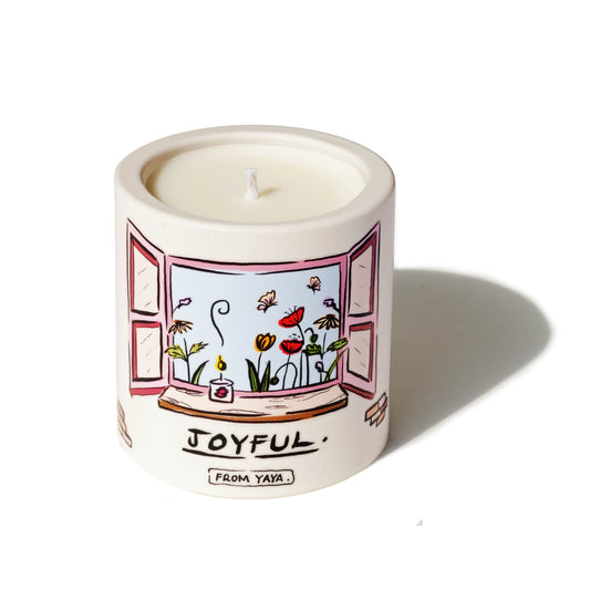 Joyful – Natural Essential Oil Candle, 40hr Burn