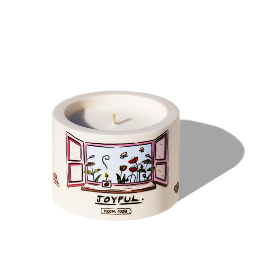 Joyful – Natural Essential Oil Candle, 22hr Burn