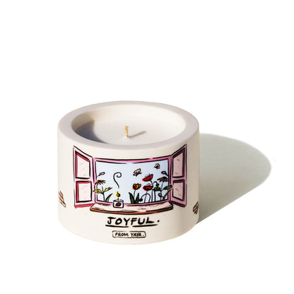 Joyful – Natural Essential Oil Candle, 22hr Burn