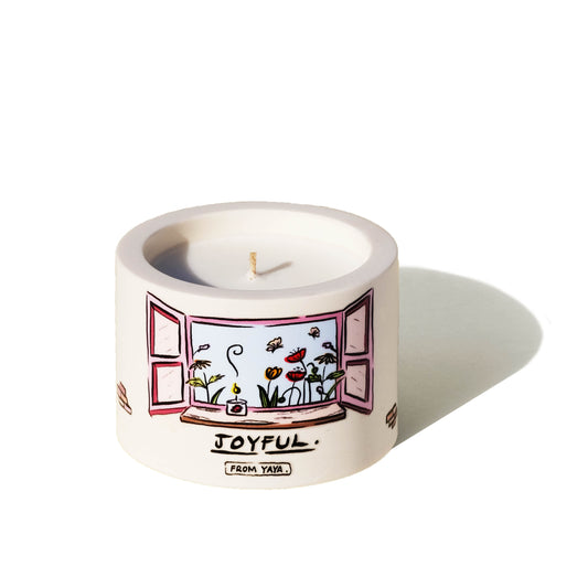Joyful – Natural Essential Oil Candle, 22hr Burn
