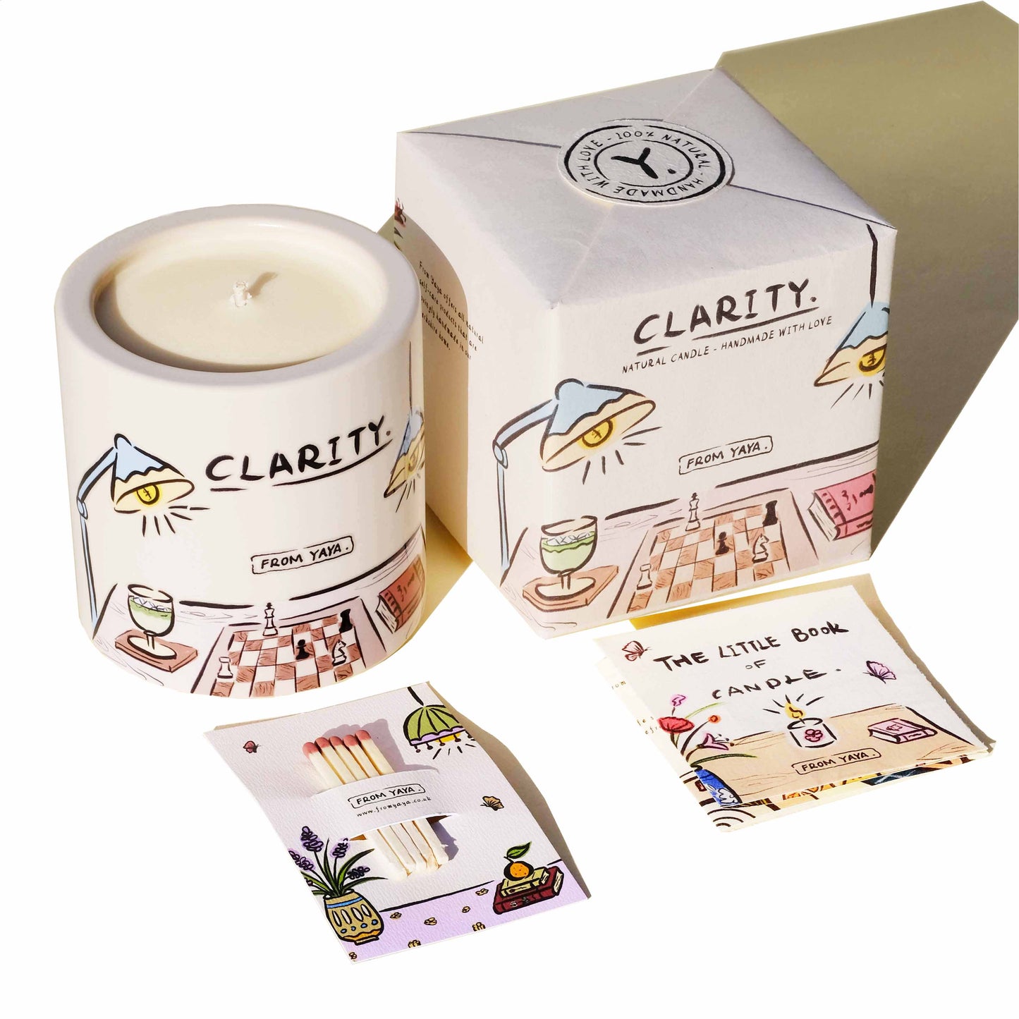 Clarity – Natural Essential Oil Candle, 40hr burn