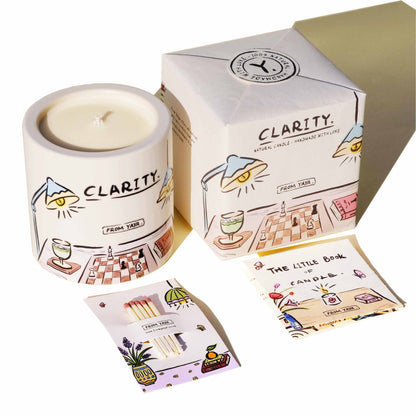 Clarity – Natural Essential Oil Candle, 40hr burn