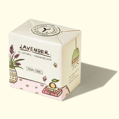 Lavender - Calming | All Natural Handmade Soap Bar | 150g