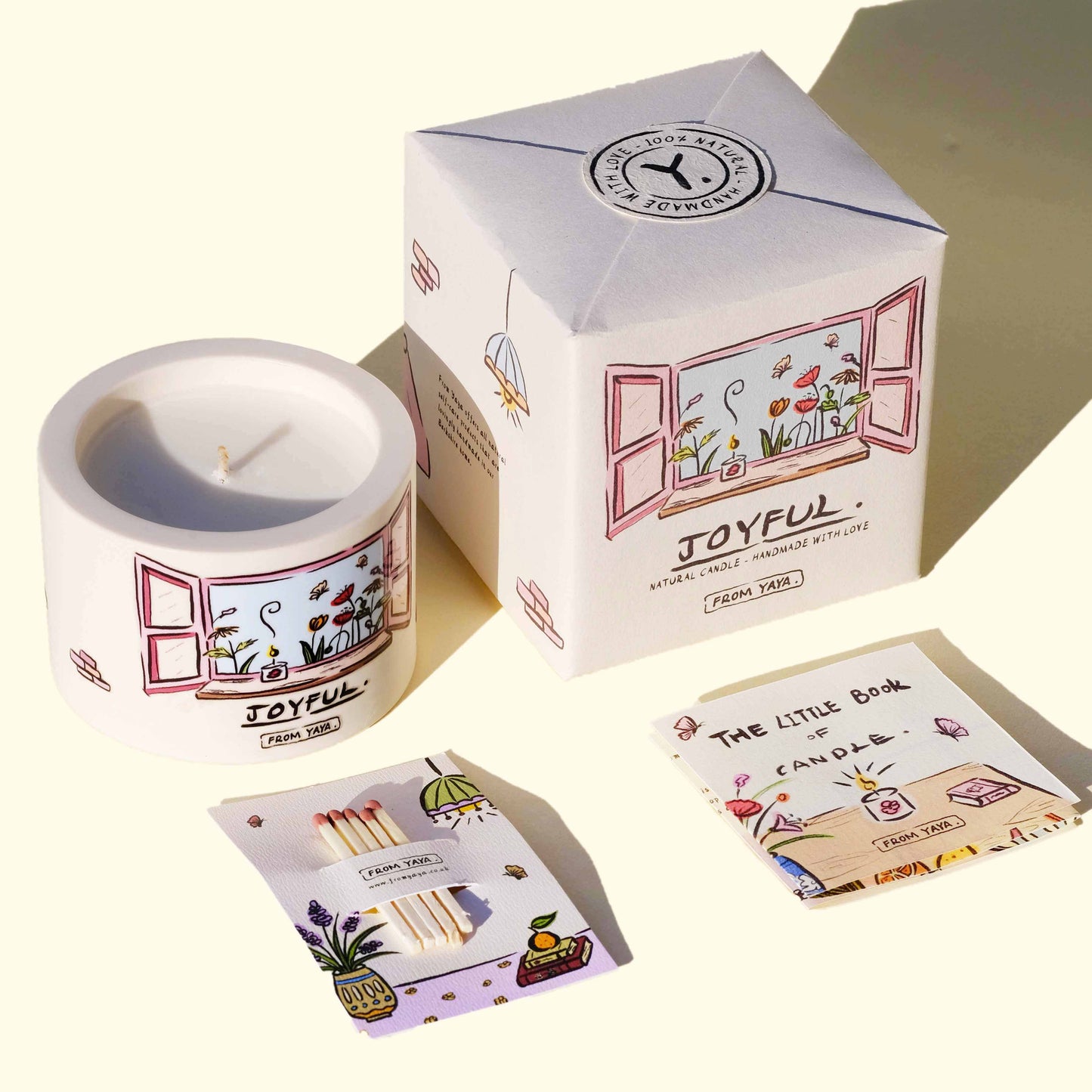 Joyful – Natural Essential Oil Candle, 22hr Burn