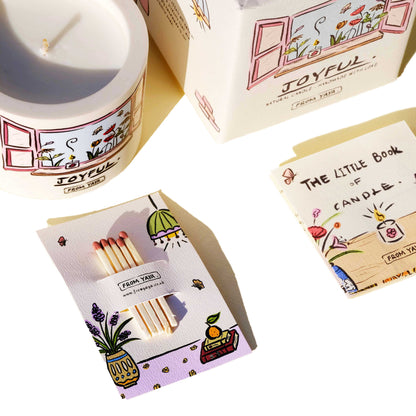Joyful – Natural Essential Oil Candle, 22hr Burn