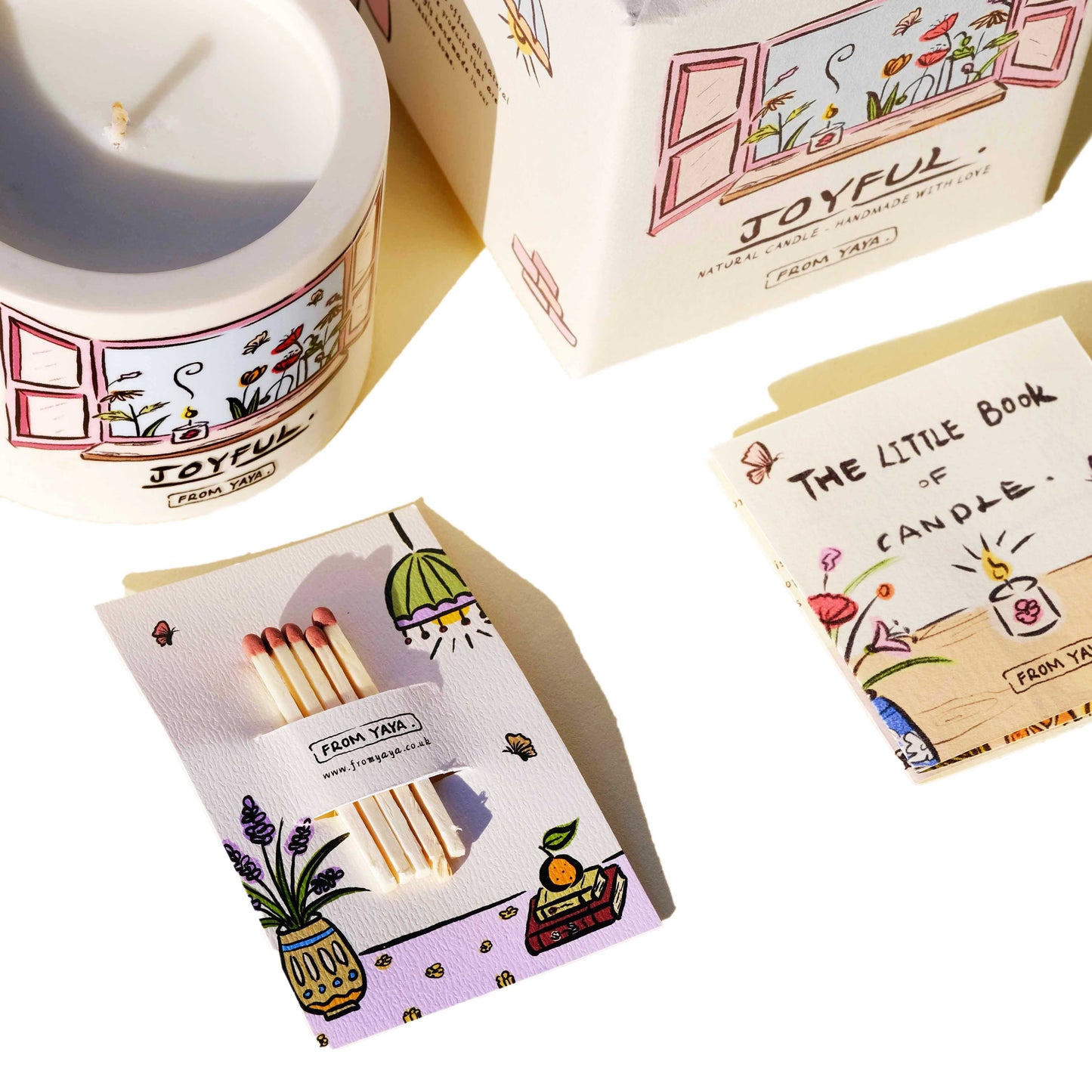 Joyful – Natural Essential Oil Candle, 40hr Burn