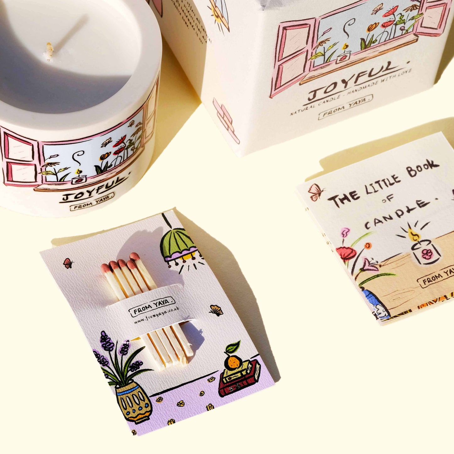 Joyful – Natural Essential Oil Candle, 22hr Burn